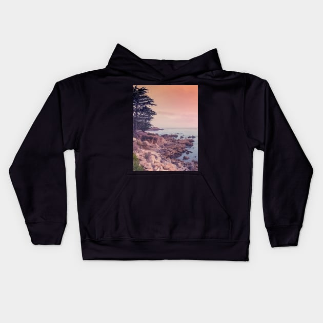 Pacific Coast II Kids Hoodie by hraunphoto